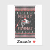 クリスマスメリーのフィッシュマ シール (シート)