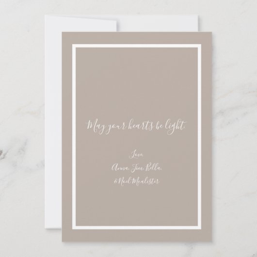 クリスマスメリーのブロック写真を撮る シーズンカード (裏面)