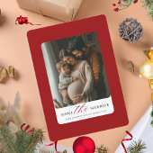 クリスマスメリーのベビー写真のお知らせ シーズンカード