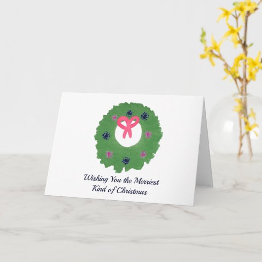 クリスマスメリーの一種と最も幸せな新年 カード (黄色い花)