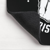 クリスマスメリーの不適切な男性の成人の開始 マウスパッド (コーナー)