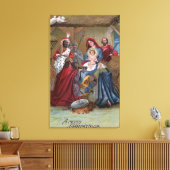 クリスマスメリーの催し物 キャンバスプリント (インサイチュ (リビング))