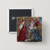 クリスマスメリーの催し物 缶バッジ (正面&裏面)