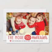 クリスマスメリーの写真 シーズンカード (正面)