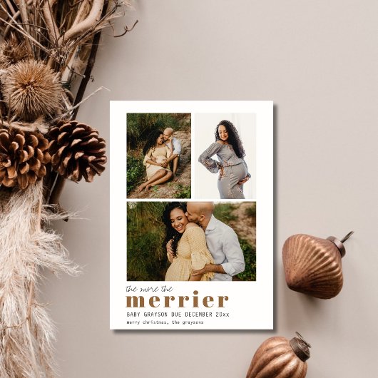 クリスマスメリーの妊娠発表の増加 シーズンカード