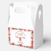 クリスマスメリーの小さな赤ちゃんシャワー男女兼用 フェイバーボックス (オープン)