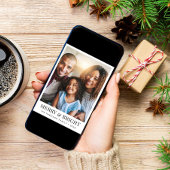 クリスマスメリーの明るい写真 シーズンカード