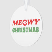 クリスマスメリーの祝い オーナメント (正面)