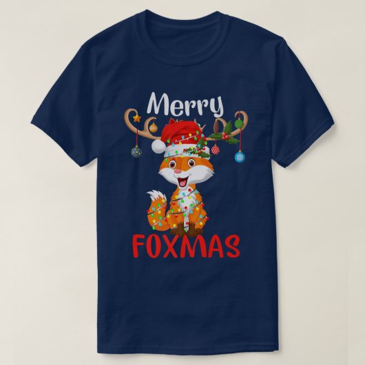 クリスマスメリーの飾りおもしろい照明のためのFoma San Tシャツ (デザイン正面)