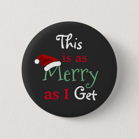 クリスマスメリーは「これでいい 缶バッジ (正面)