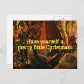 クリスマスメリーを少し持って… シーズンポストカード (正面/裏面)