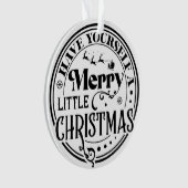 クリスマスメリーを少し過ごす オーナメント (正面)