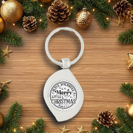 クリスマスメリーを少し過ごす キーホルダー