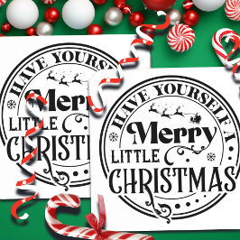 クリスマスメリーを少し過ごす コースター