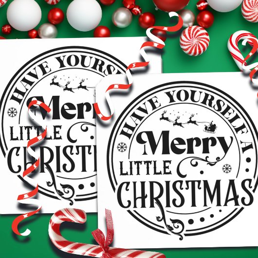 クリスマスメリーを少し過ごす コースター