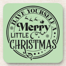 クリスマスメリーを少し過ごす コースター