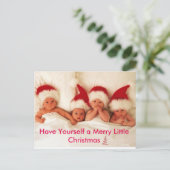 クリスマスメリーを少し過ごす シーズンポストカード (スタンド正面)