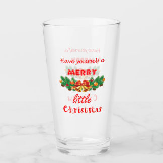 クリスマスメリーを少し過ごす タンブラーグラス