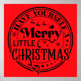 クリスマスメリーを少し過ごす ポスター