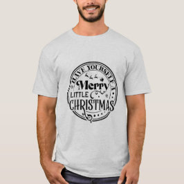 クリスマスメリーを少し過ごす Tシャツ