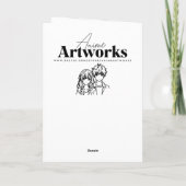 クリスマスメリーアニメカラーをお望み カード (裏面)