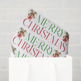 クリスマスメリーエンジェルファンシータイポグラフィ 薄葉紙