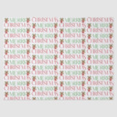 クリスマスメリーエンジェルファンシータイポグラフィ 薄葉紙 (正面)