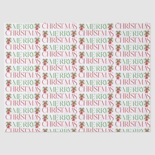 クリスマスメリーエンジェルファンシータイポグラフィ 薄葉紙 (正面)