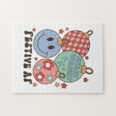 クリスマスメリーギフトと明るいフェスティバルAF ジグソーパズル (横)