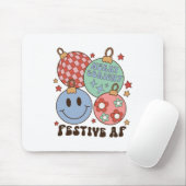 クリスマスメリーギフトと明るいフェスティバルAF マウスパッド (マウス)