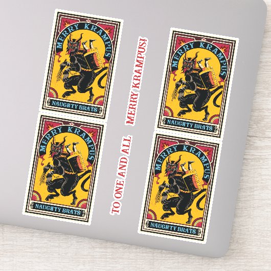 クリスマスメリークランプスいけなブラッツサーカス シール (詳細)