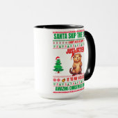 クリスマスメリークリスマス贈り物クリスマスオッター マグカップ (正面右)