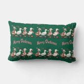 クリスマスメリーダックサス装飾用クッション ランバークッション (裏面)