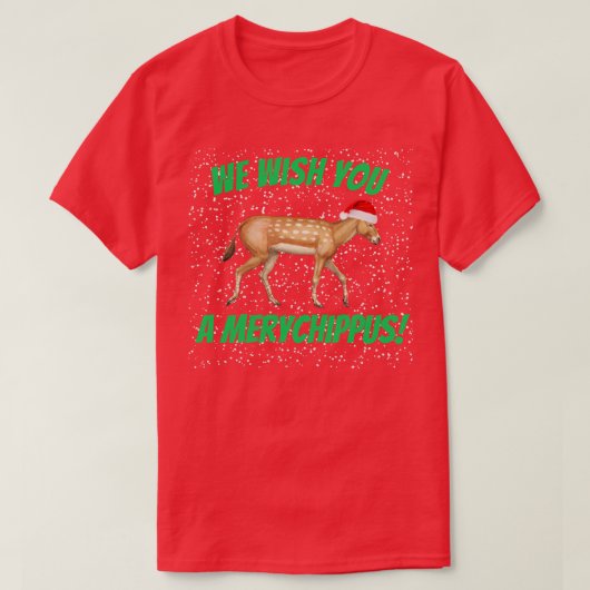 クリスマスメリーチップスTシャツ Tシャツ (デザイン正面)