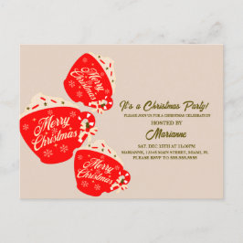 クリスマスメリーパーティーホットチョコレートマグ ポストカード