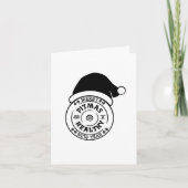 クリスマスメリーフィトマスアンドヘルティ年賀状 カード (正面)