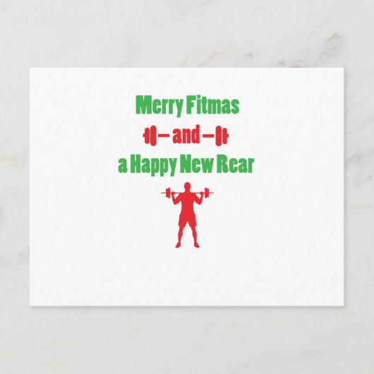 クリスマスメリーフウニー・フィトマスとハッピーニューリア シーズンポストカード (正面)