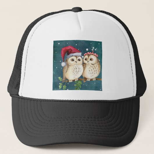 クリスマスメリーフクロウ キャップ (正面)