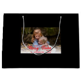 クリスマスメリーホーホー ラージペーパーバッグ (正面)