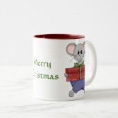 クリスマスメリーマウスの前夜 ツートーンマグカップ (正面右)