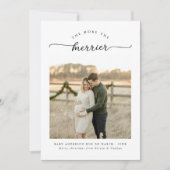 クリスマスメリーユニークの妊娠 シーズンカード (正面)