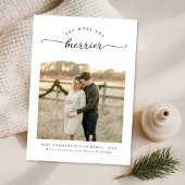 クリスマスメリーユニークの妊娠 シーズンカード