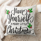 クリスマスメリー休暇を過ごす クッション (ブランケット)