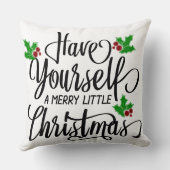 クリスマスメリー休暇を過ごす クッション (裏面)