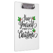 クリスマスメリー休暇を過ごす クリップボード (右)