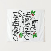 クリスマスメリー休暇を過ごす タペストリー (正面(横))