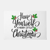 クリスマスメリー休暇を過ごす ドアマット (正面)