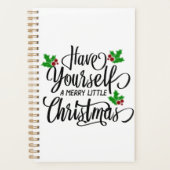 クリスマスメリー休暇を過ごす プランナー手帳 (正面)