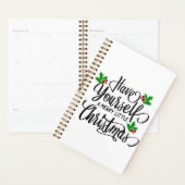 クリスマスメリー休暇を過ごす プランナー手帳 (ディスプレー)