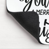 クリスマスメリー休暇を過ごす マウスパッド (コーナー)